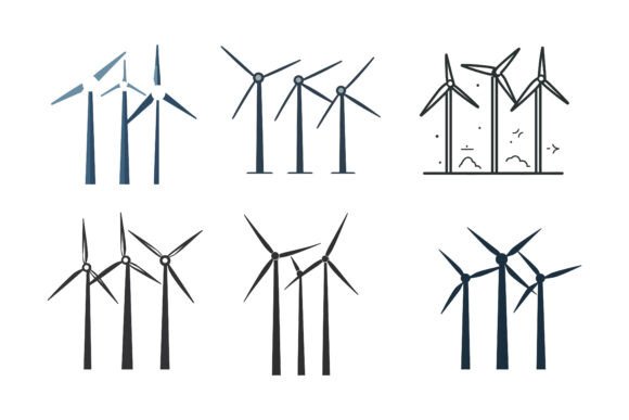 Wind Turbine Illustration Sets: Why AI EPS Collections Matter for Your Projects